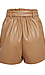 Bishop + Young Vegan Leather Tie Waist Short Thumb 2