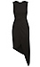 Sleeveless Twist Wrap Rib Midi Dress Thumb 1