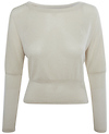 Long Sleeve Back Surplice Top