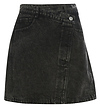 Washed Denim Mini Skirt