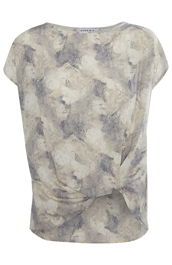 Short Sleeve with Front Knot Slide 1