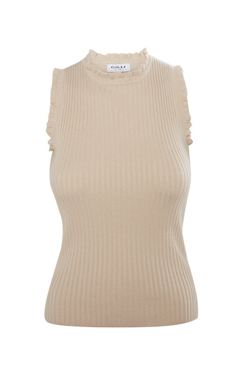 Sleeveless Sweater Top Slide 1