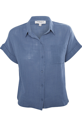 Short Sleeve Button Down Slide 1