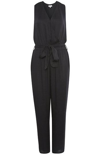 Tie Front Sleeveless Jumpsuit Slide 1