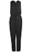 Tie Front Sleeveless Jumpsuit Thumb 1