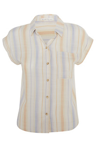 Short Sleeve Striped Shirt Slide 1