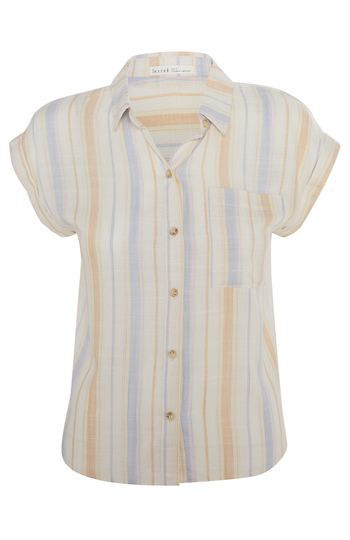 Short Sleeve Striped Shirt Slide 1