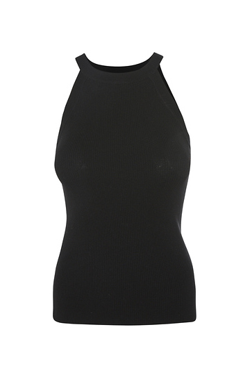 Ribbed High Neck Tank Slide 1