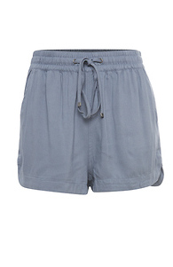 Twill Shorts with Drawstring Slide 1