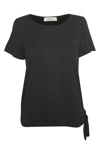 Side Knot Short Sleeve Slide 1