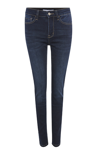 Super Soft Mid Rise Ankle Denim Slide 1