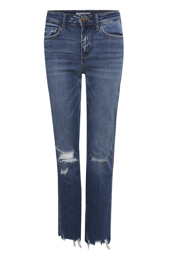 Crop Slim Straight Jean Slide 1
