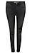 Flying Monkey Mid Rise Distressed Raw Hem Crop Skinny Thumb 1