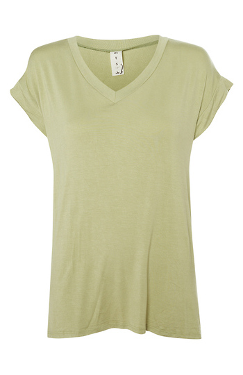 Bamboo V-Neck Tee Slide 1