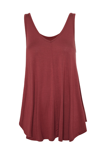 Bamboo V-Neck Tank Slide 1