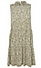 Ruffle Neck Printed Dress Thumb 1