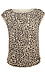 Leopard Print Contrast Top Thumb 1