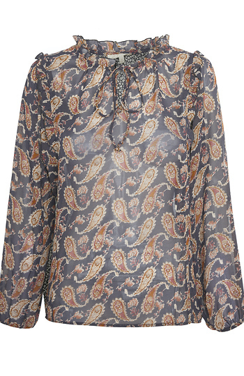 Paisley Print Top Slide 1