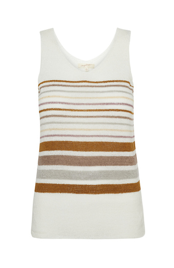 Striped Knit Cami Slide 1