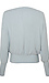 Long Sleeve Boat Neck Shoulder Zipper Top Thumb 2