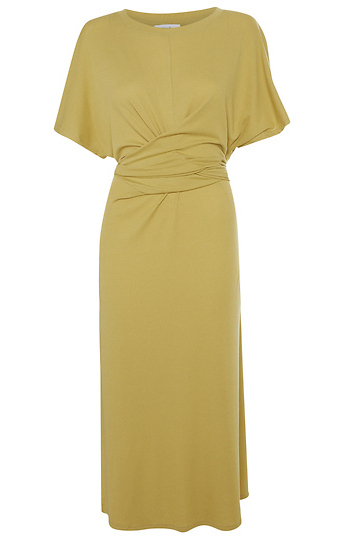 Wrap Tie Midi Dress Slide 1