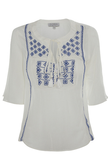 Embroidered Top Slide 1