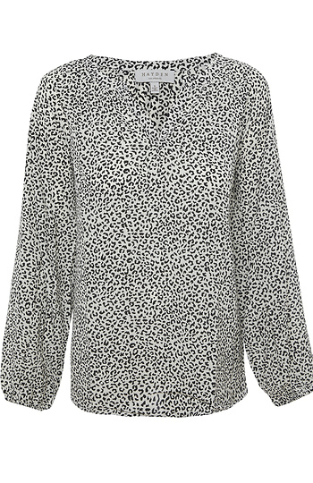 Leopard Long Sleeve Top Slide 1