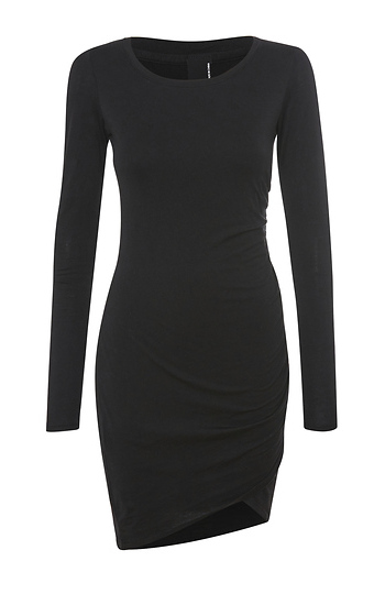 Long Sleeve Ruched Dress Slide 1