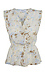 Sleeveless Printed Surplice Top Thumb 1