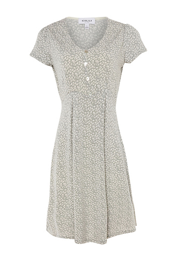 V-Neck Short Sleeve Mini Dress Slide 1