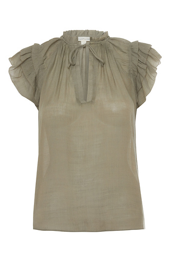 Ruffle Sleeve Blouse Slide 1