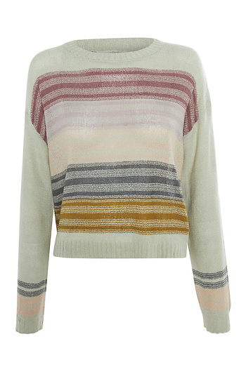 Lightweight Striped Sweater Slide 1