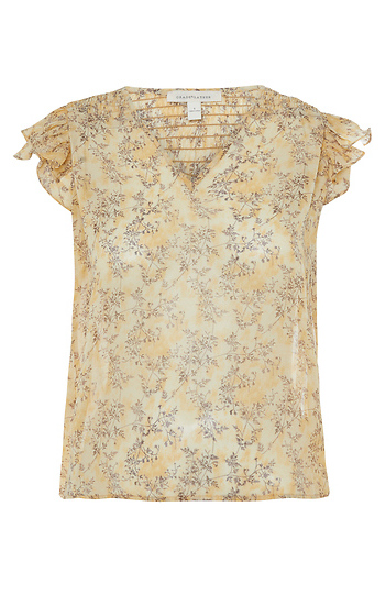 Floral Chiffon Blouse Slide 1
