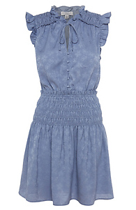 Sleeveless Split Neck Dress Slide 1