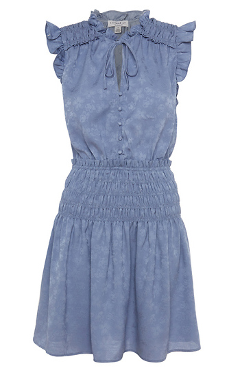 Sleeveless Split Neck Dress Slide 1