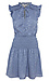 Sleeveless Split Neck Dress Thumb 1