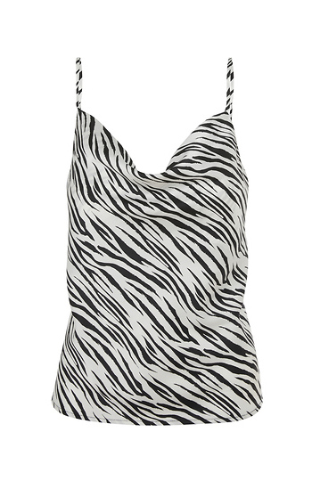 Animal Print Sleeveless Top Slide 1