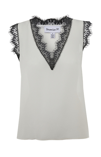 Veronica M Lace Tank Slide 1