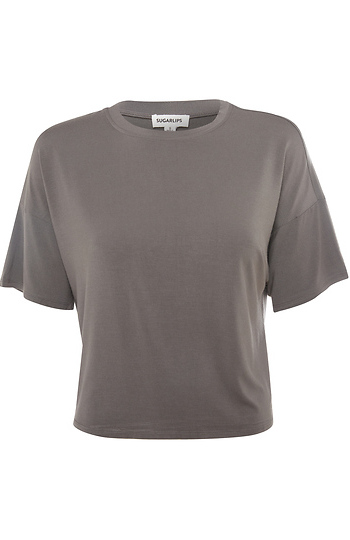 Short Sleeve Cropped Tee Slide 1