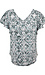 Liverpool Double V-Neck Flutter Sleeve Top Thumb 2