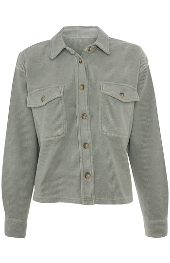 Thread & Supply Corduroy Shacket Slide 1