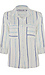 Button Front Striped Shirt with Rolled Cuff Thumb 1