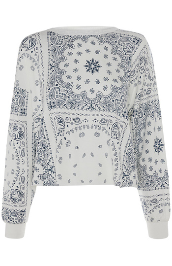 Thread & Supply Bandana Print Top Slide 1
