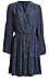 Long Sleeve Pleated Mini Dress Thumb 1