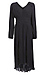 Long Sleeve Pleated Midi Dress Thumb 1