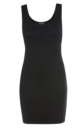 Ribbed Mini Dress Slide 1