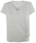 V-Neck Twist Front Top