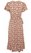 Faux Wrap Printed Midi Dress Thumb 2