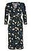 Printed Faux Wrap Dress Thumb 1