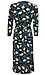 Printed Faux Wrap Dress Thumb 2